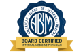 Board Certified Internal Medicine Physician badge